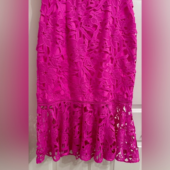 Alexia Admor Lace Peplum Hem Dress - Picture 6 of 7